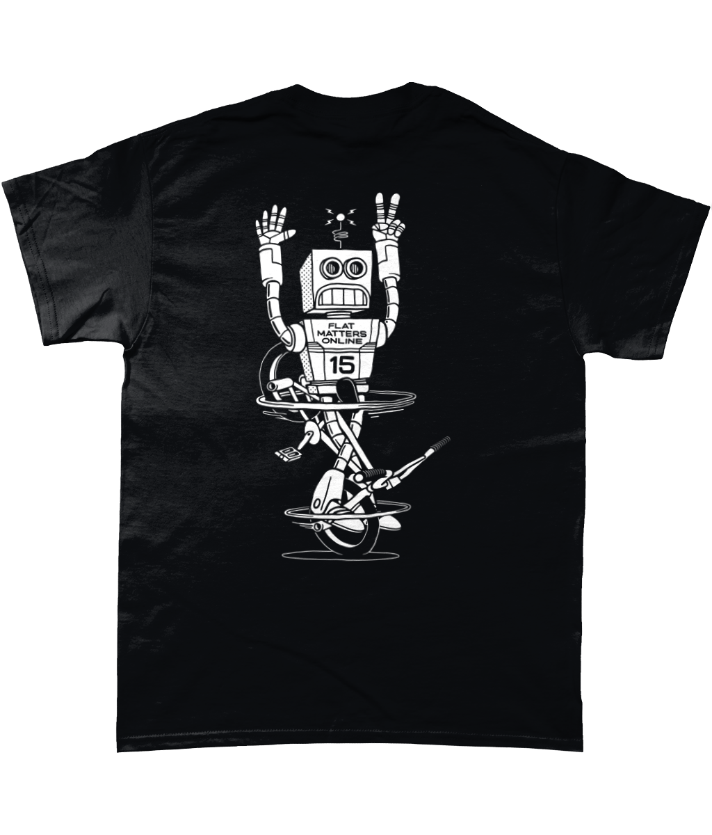 Flatmattersonline 15th Anniversary Series 1 - T-shirt - Black