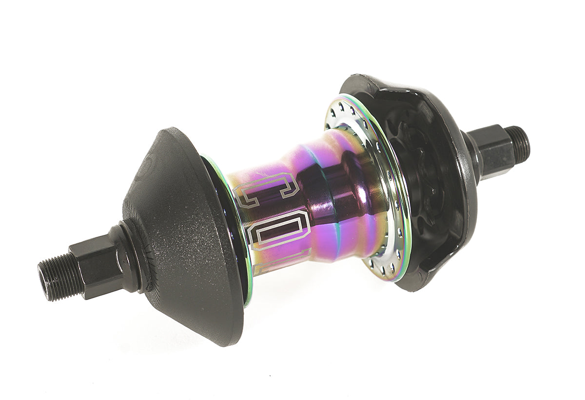 Colony Freecoaster Hub Male 14mm Axle 9T 36 Hole 2 X Plastic Hubs Guards
