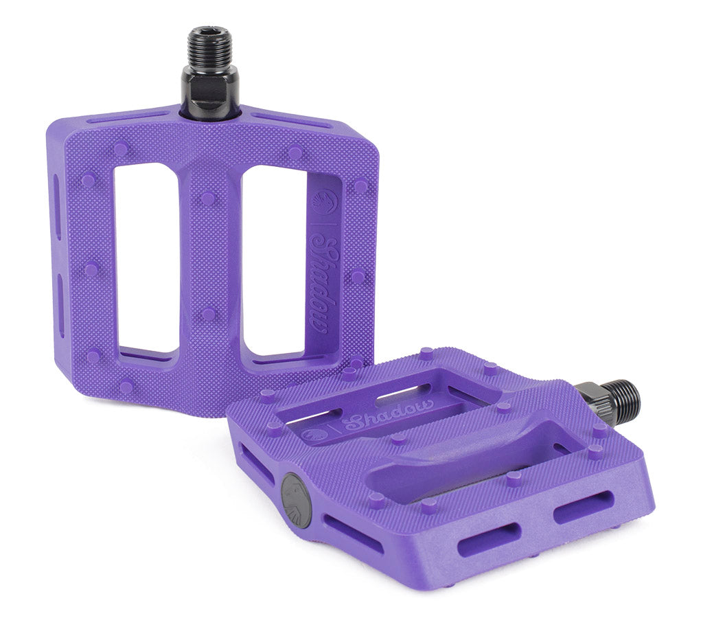 Shadow Surface Plastic Pedals - Skeletor Purple 9/16