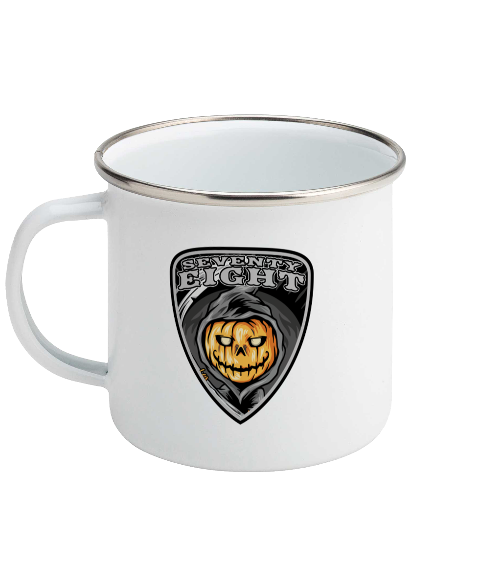 78 Halloween Enamel Mug