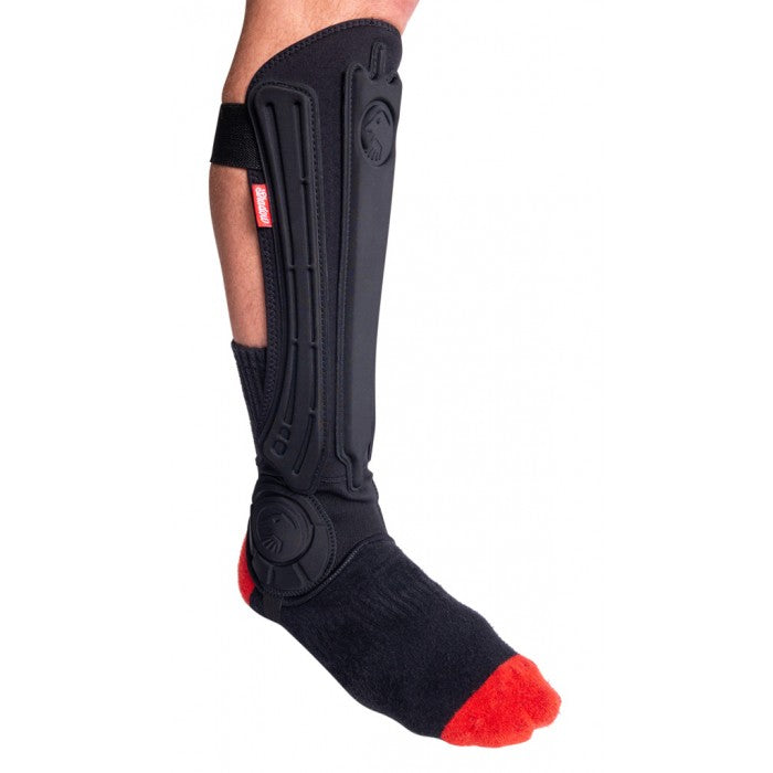 Shadow Invisa Lite Jr. Shin / Ankle Combo - Black