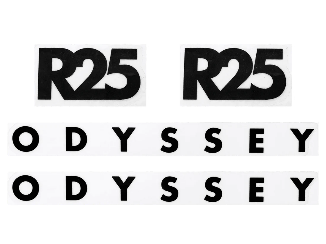 Odyssey R25 Series Fork Stickers
