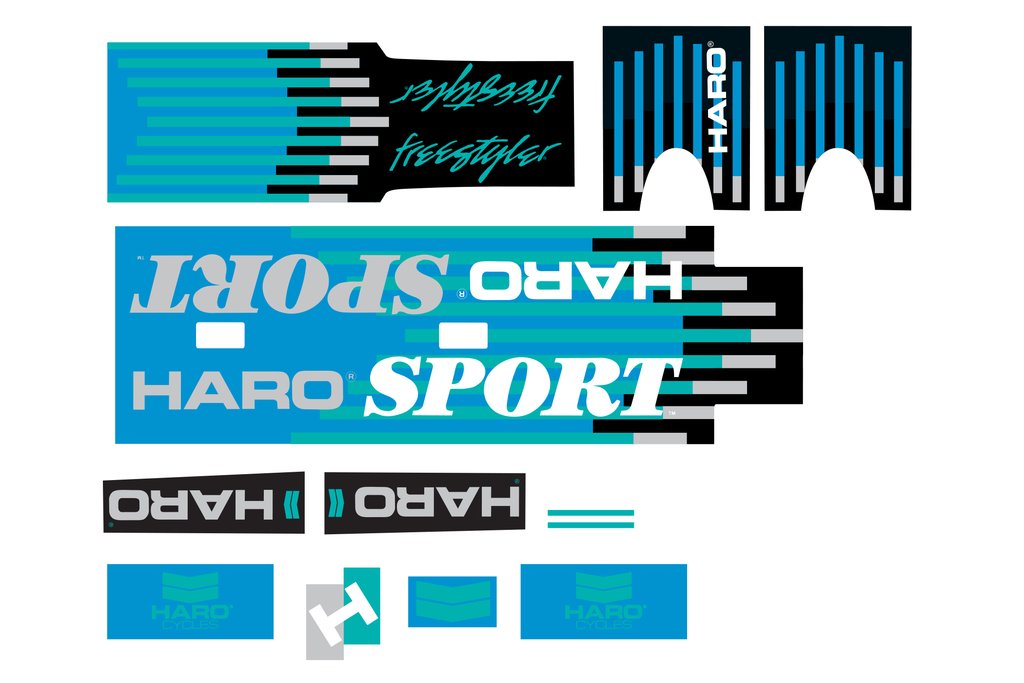 Haro 1988 Sport Replacement Decals